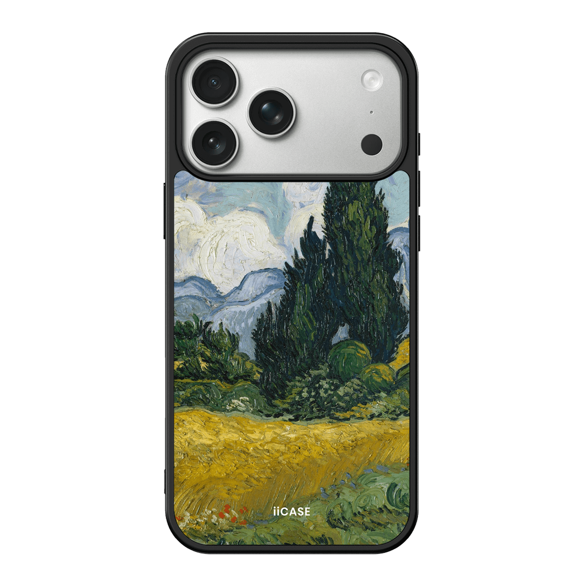 "Wheatfield with Cypresses - Vincent van Gogh" Elite iPhone Case