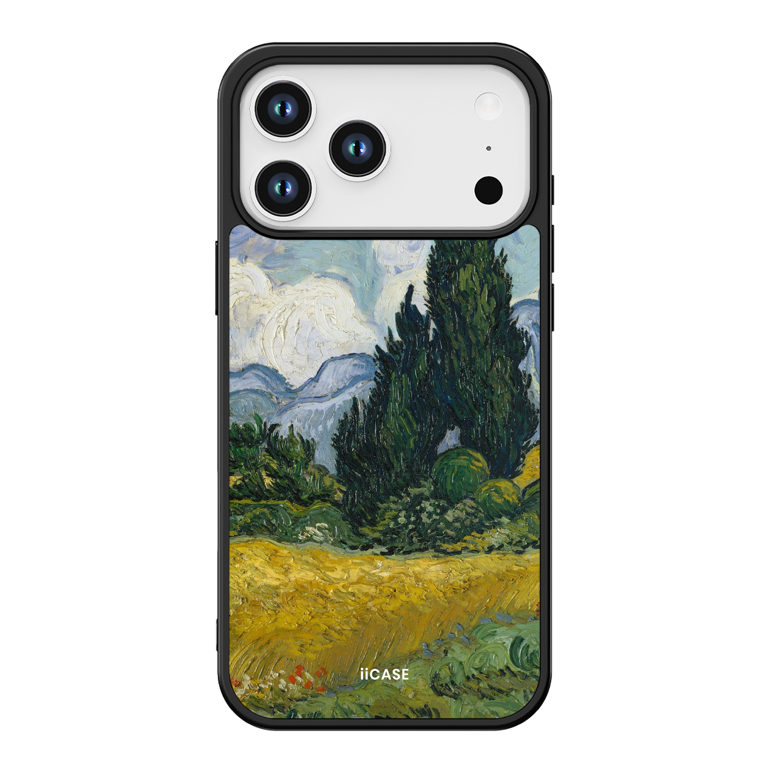 "Wheatfield with Cypresses - Vincent van Gogh" Elite iPhone Case