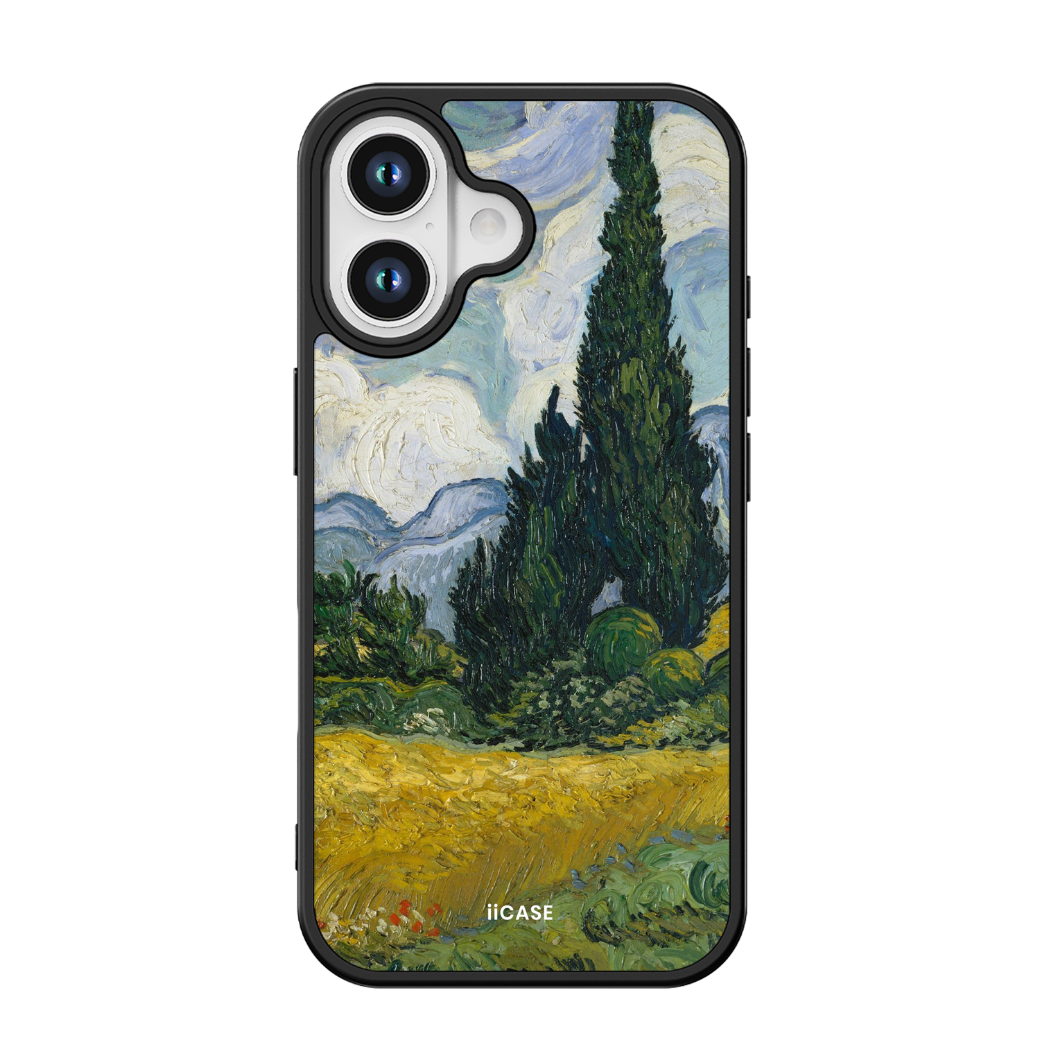 "Wheatfield with Cypresses - Vincent van Gogh" Elite iPhone Case