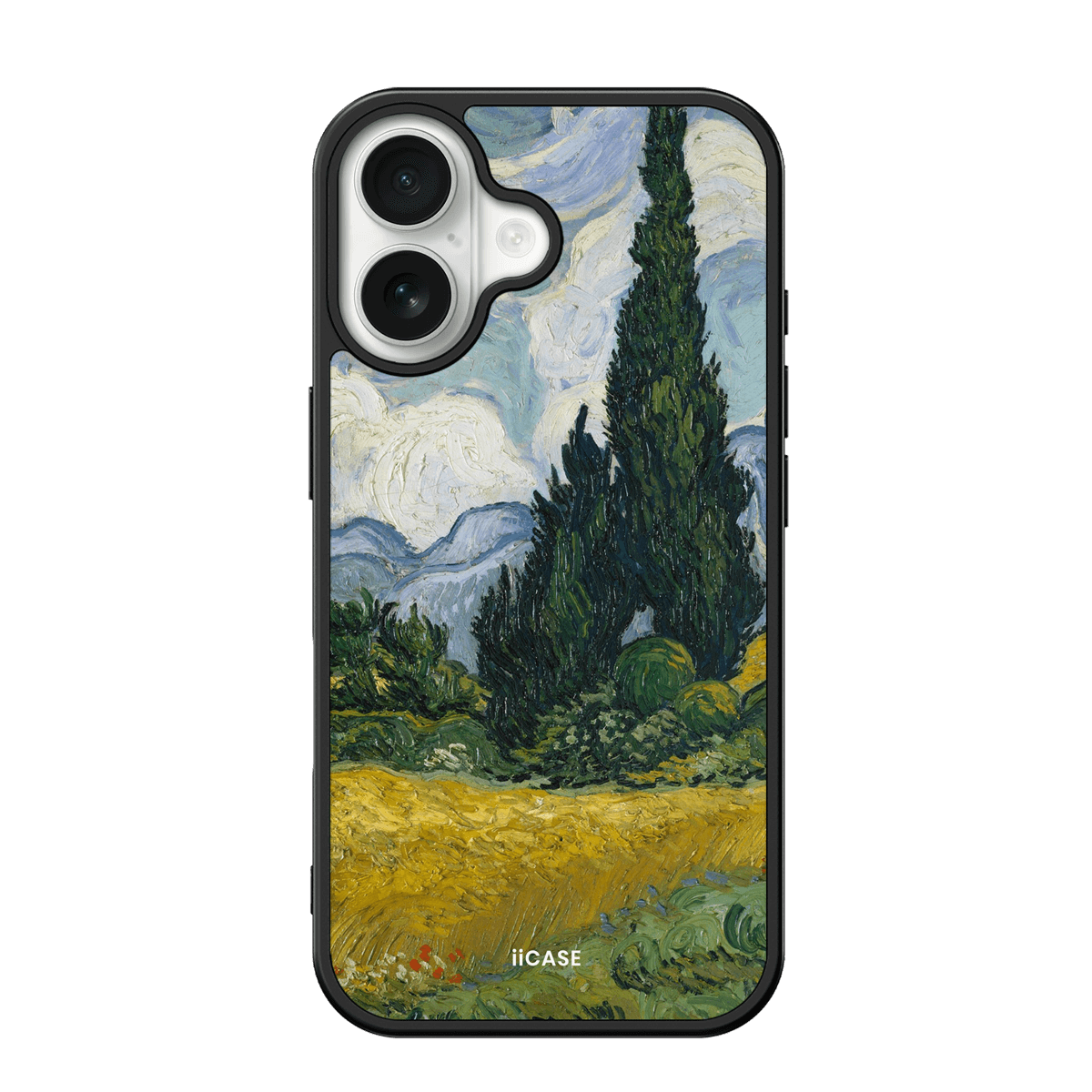 "Wheatfield with Cypresses - Vincent van Gogh" Elite iPhone Case