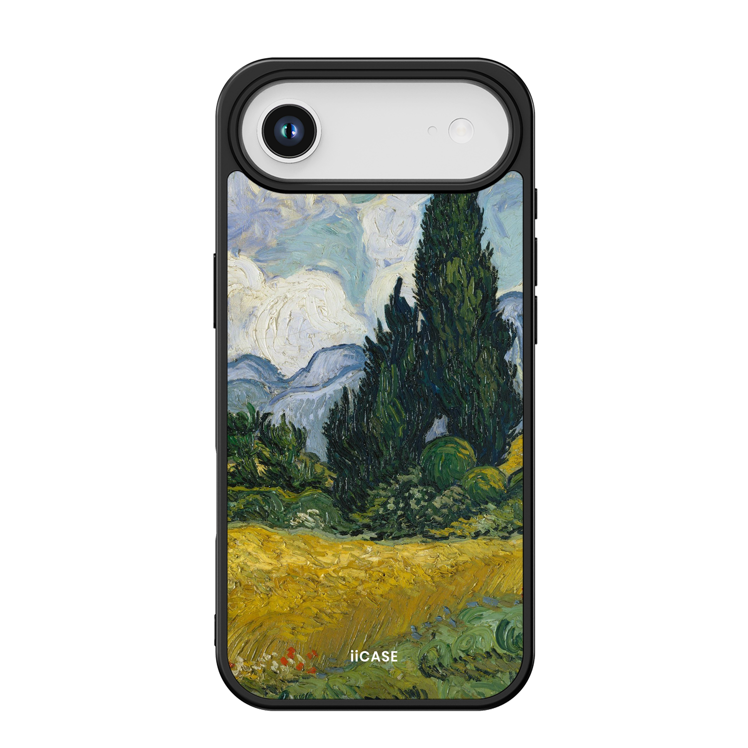 "Wheatfield with Cypresses - Vincent van Gogh" Elite iPhone Case
