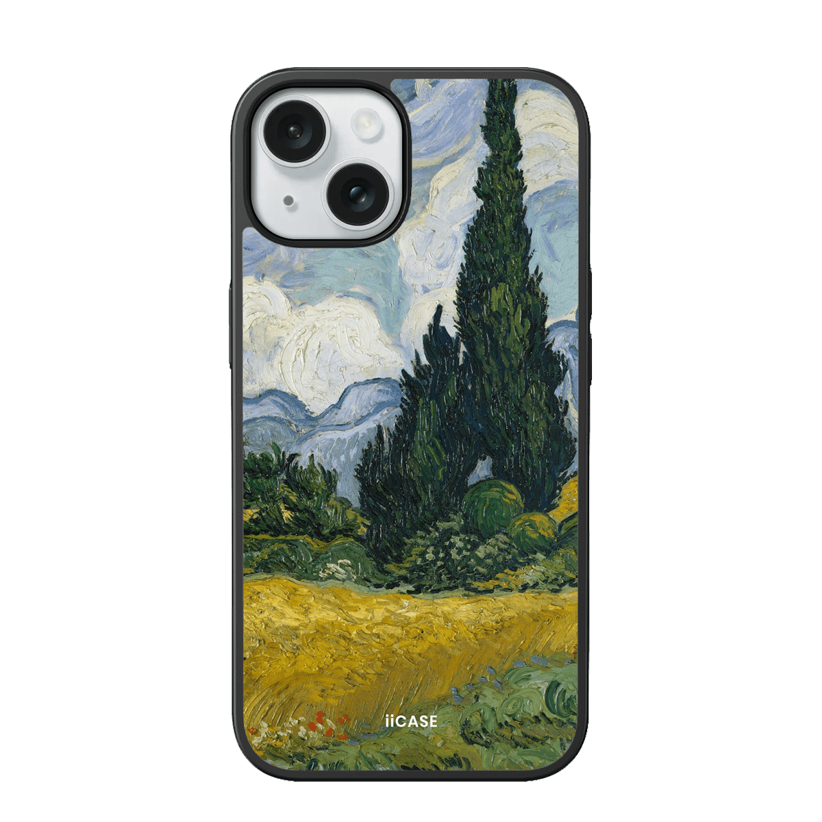 "Wheatfield with Cypresses - Vincent van Gogh" Elite iPhone Case