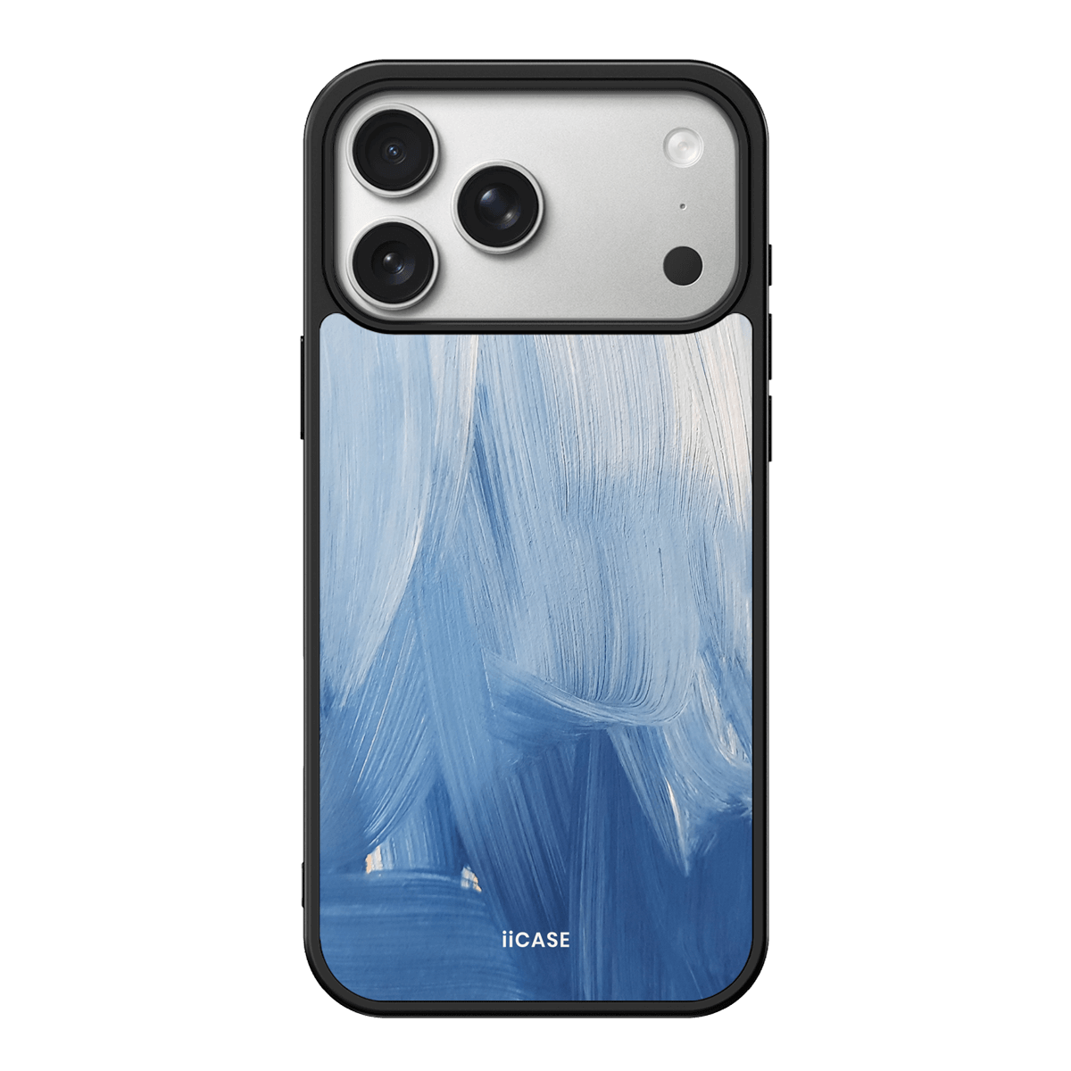 Blue Brush Path Elite iPhone Case
