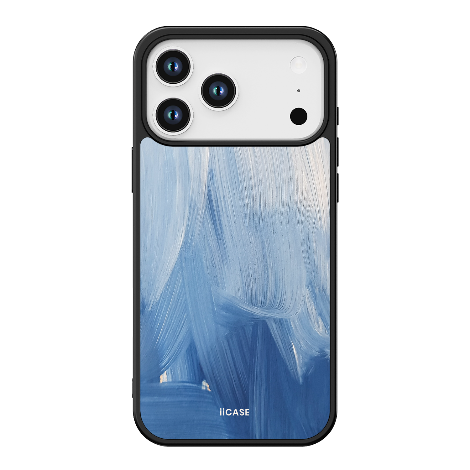 Blue Brush Path Elite iPhone Case