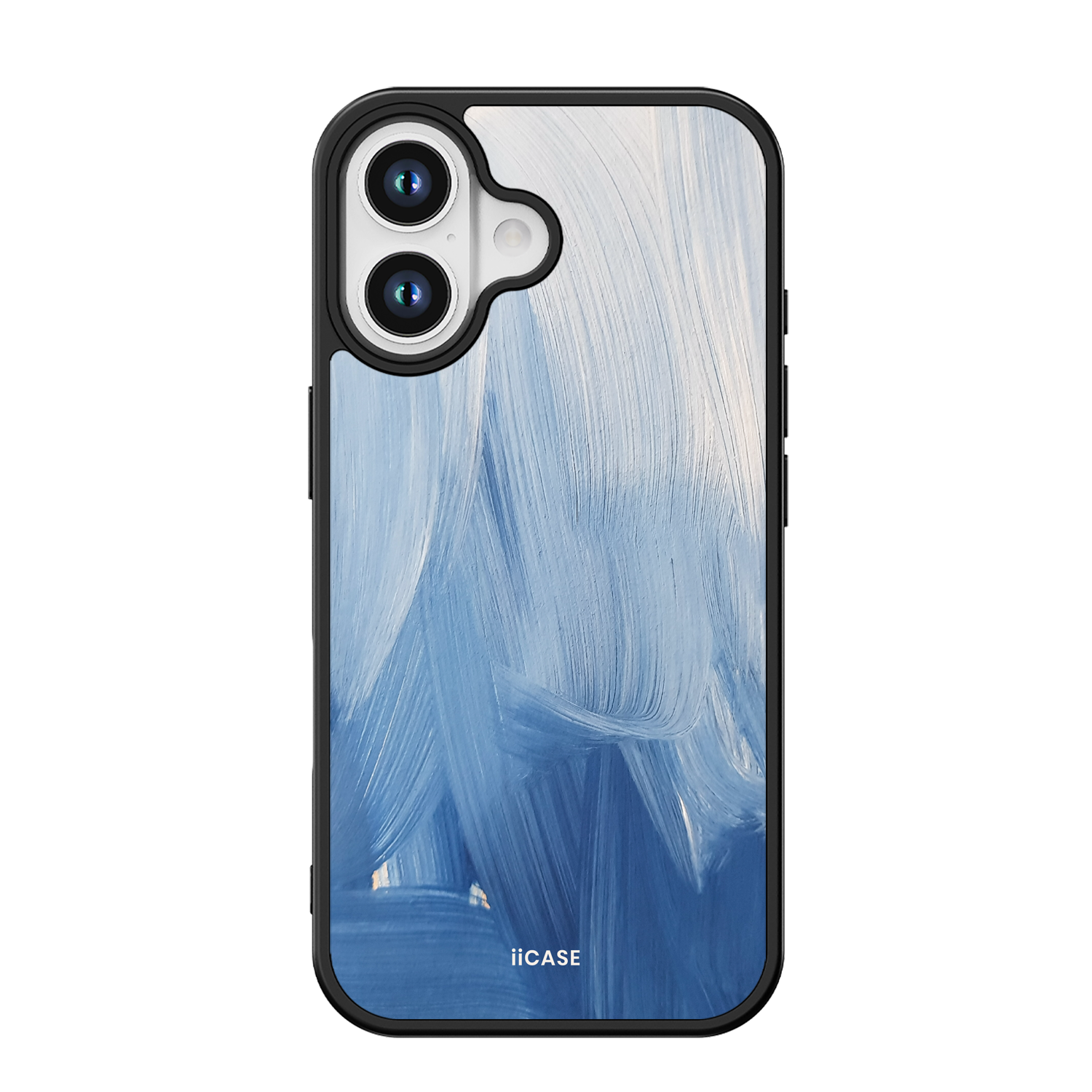 Blue Brush Path Elite iPhone Case
