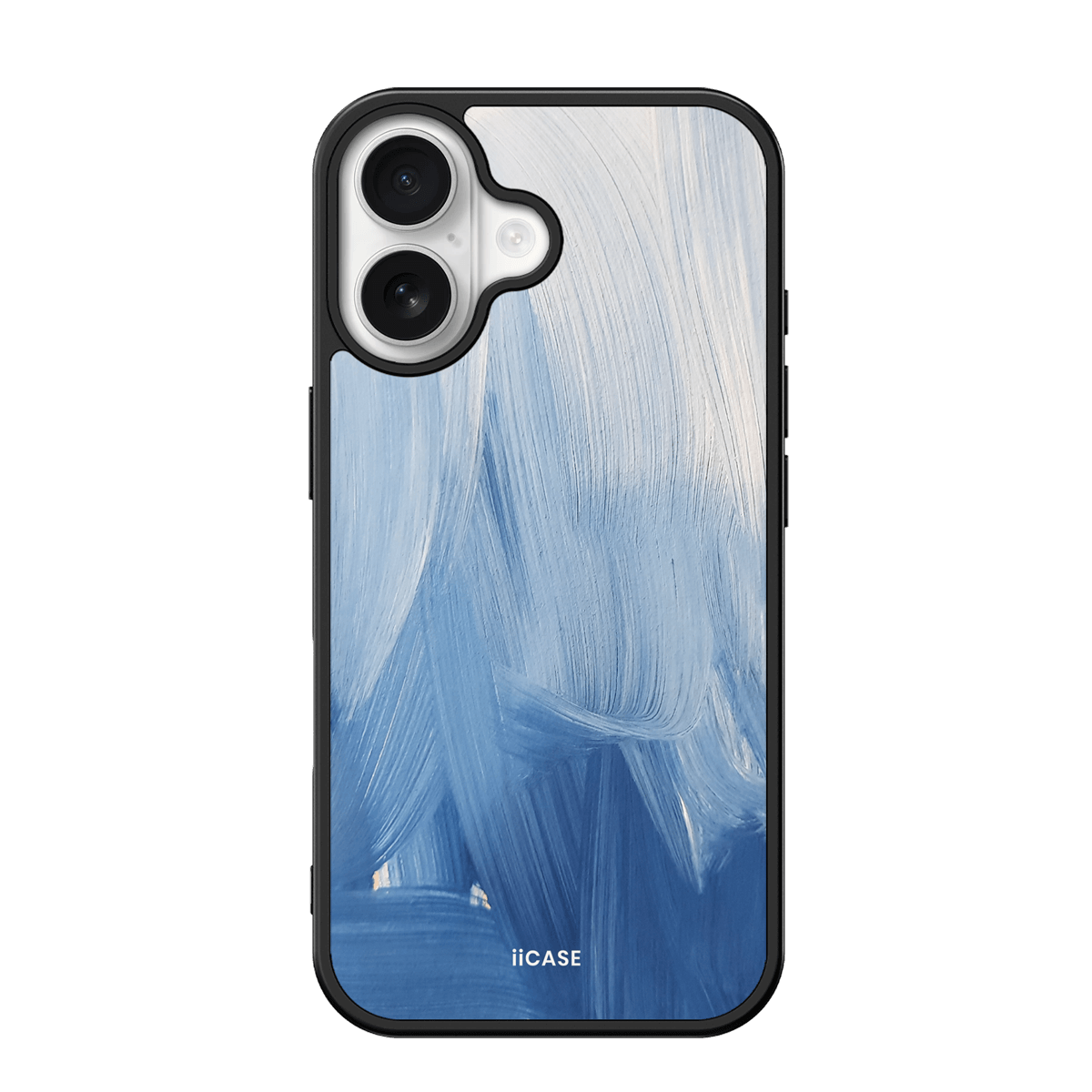 Blue Brush Path Elite iPhone Case