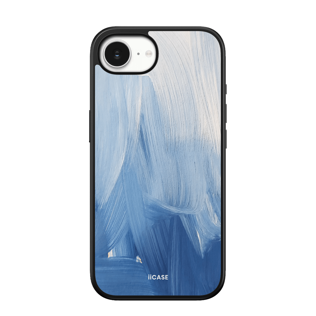 Blue Brush Path Elite iPhone Case