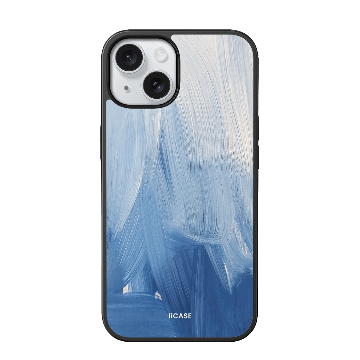 Blue Brush Path Elite iPhone Case