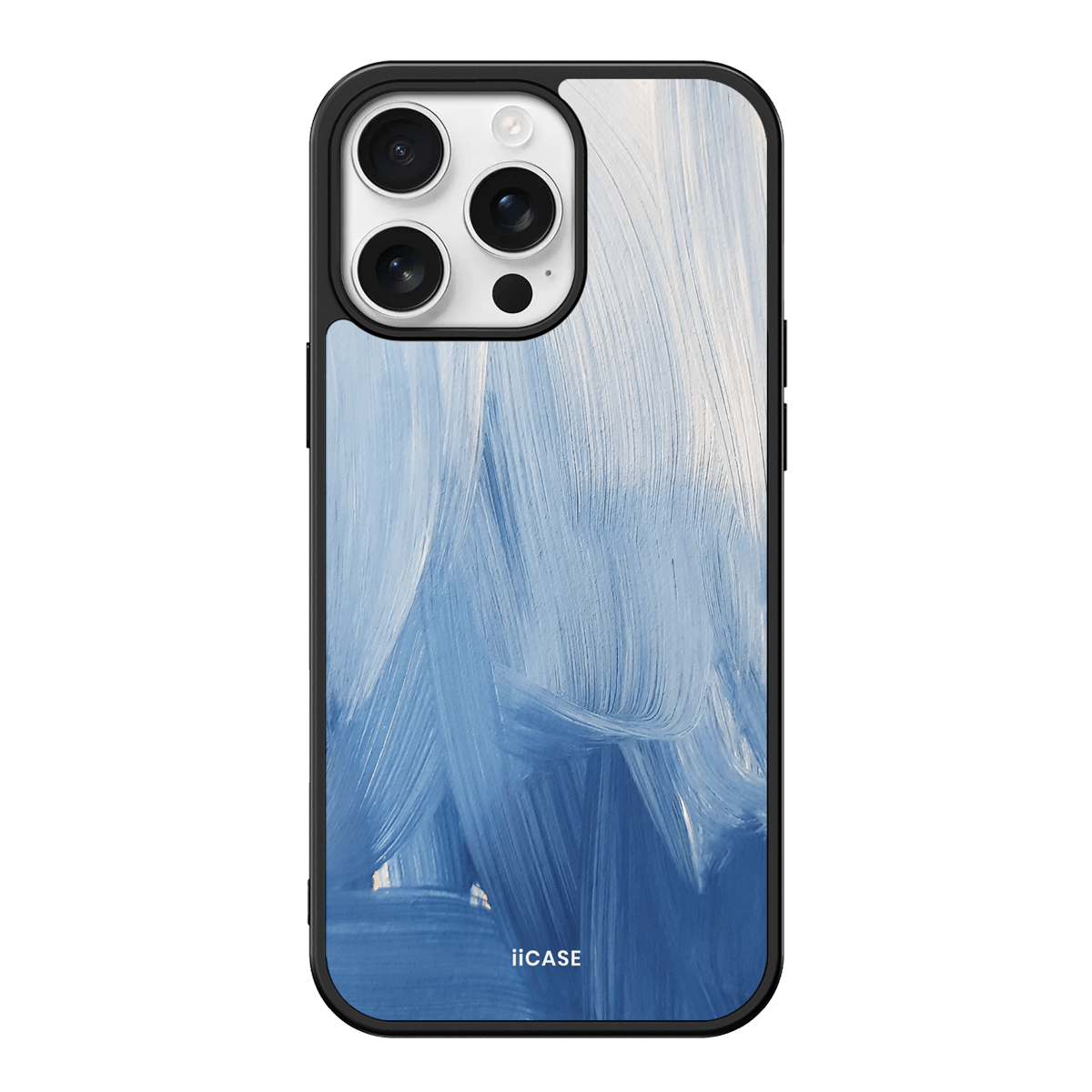 Blue Brush Path Elite iPhone Case