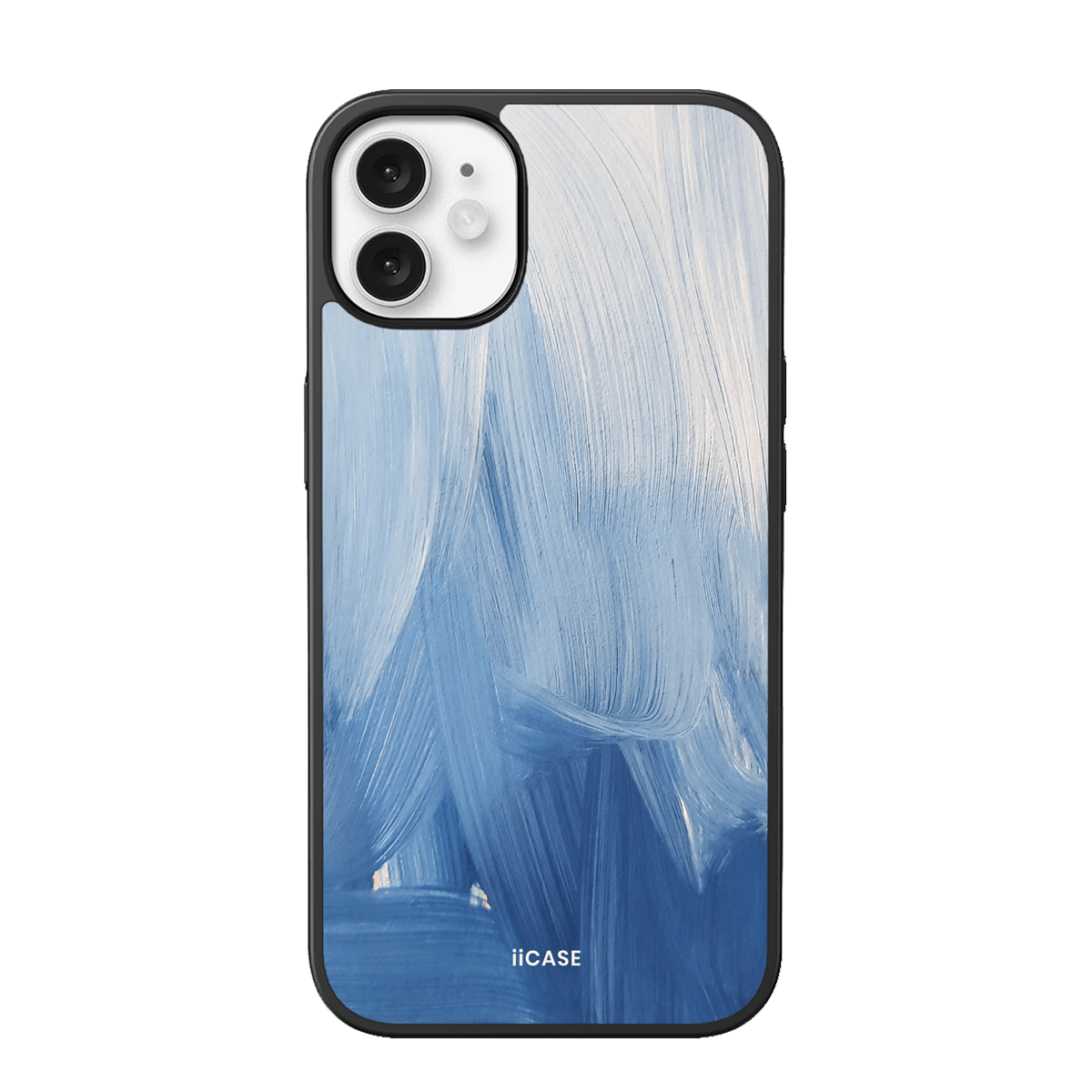 Blue Brush Path Elite iPhone Case