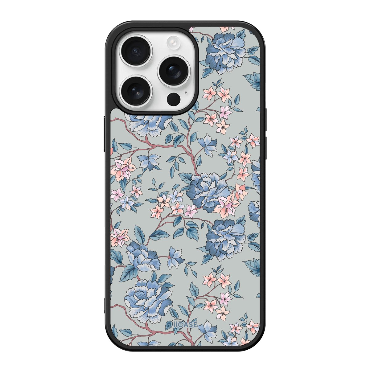 Azure Petal Cascade Elite iPhone Case