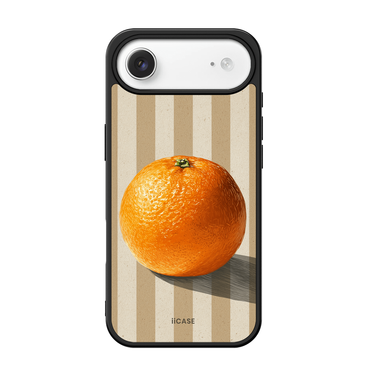 Citrus Charm Striped iPhone Case