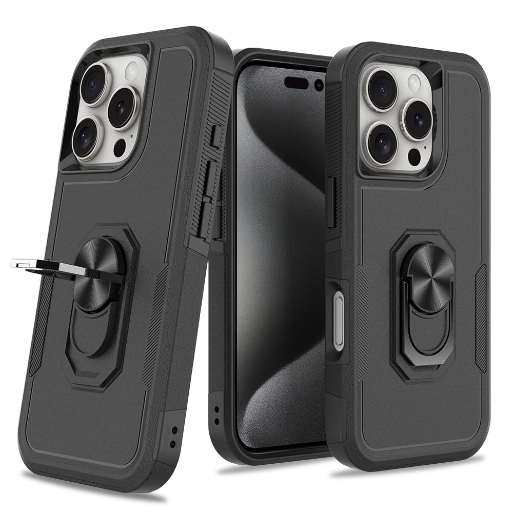 Defence Armor With Ring Ultra Protective iPhone Case