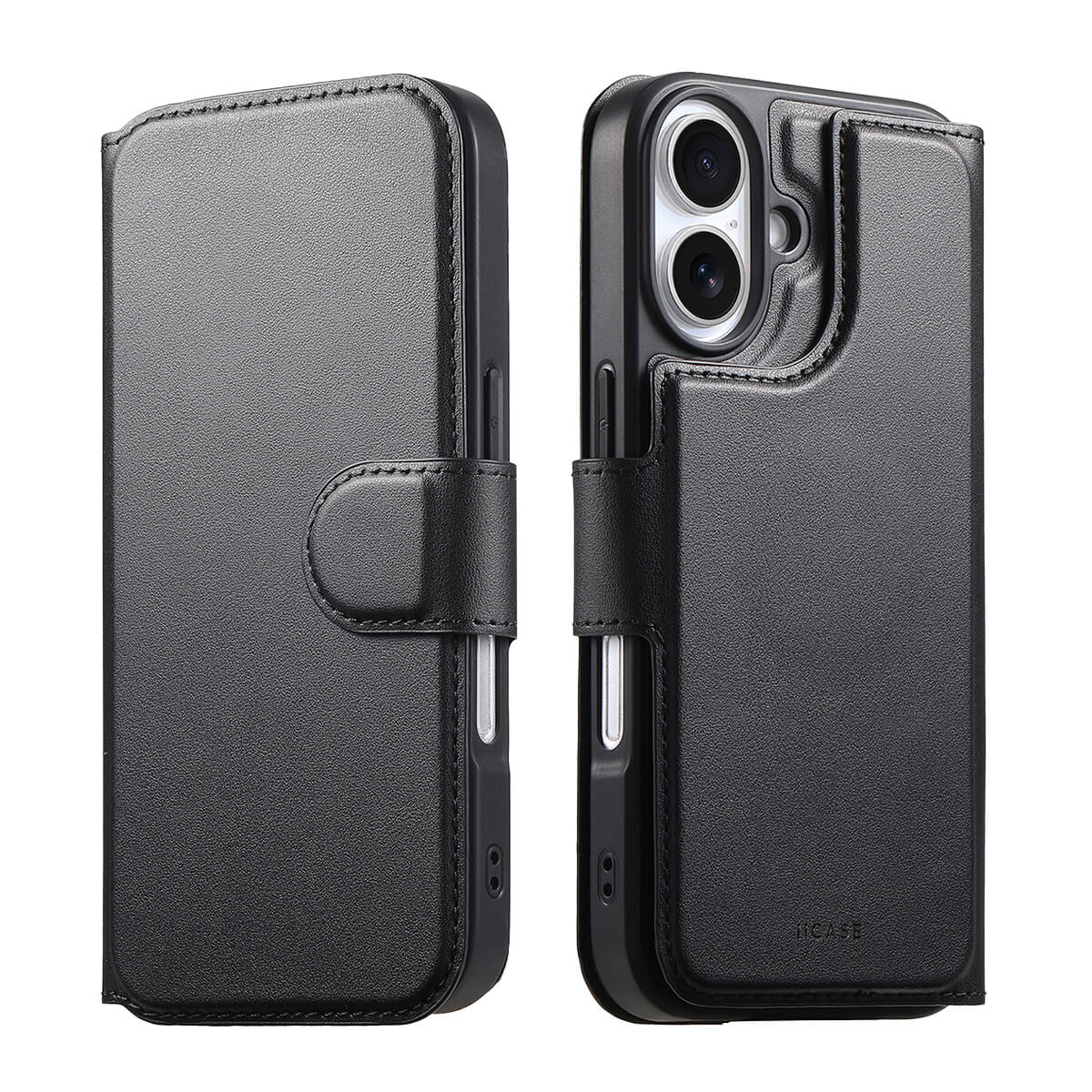 MagSafe Detachable Wallet iPhone Case - Black