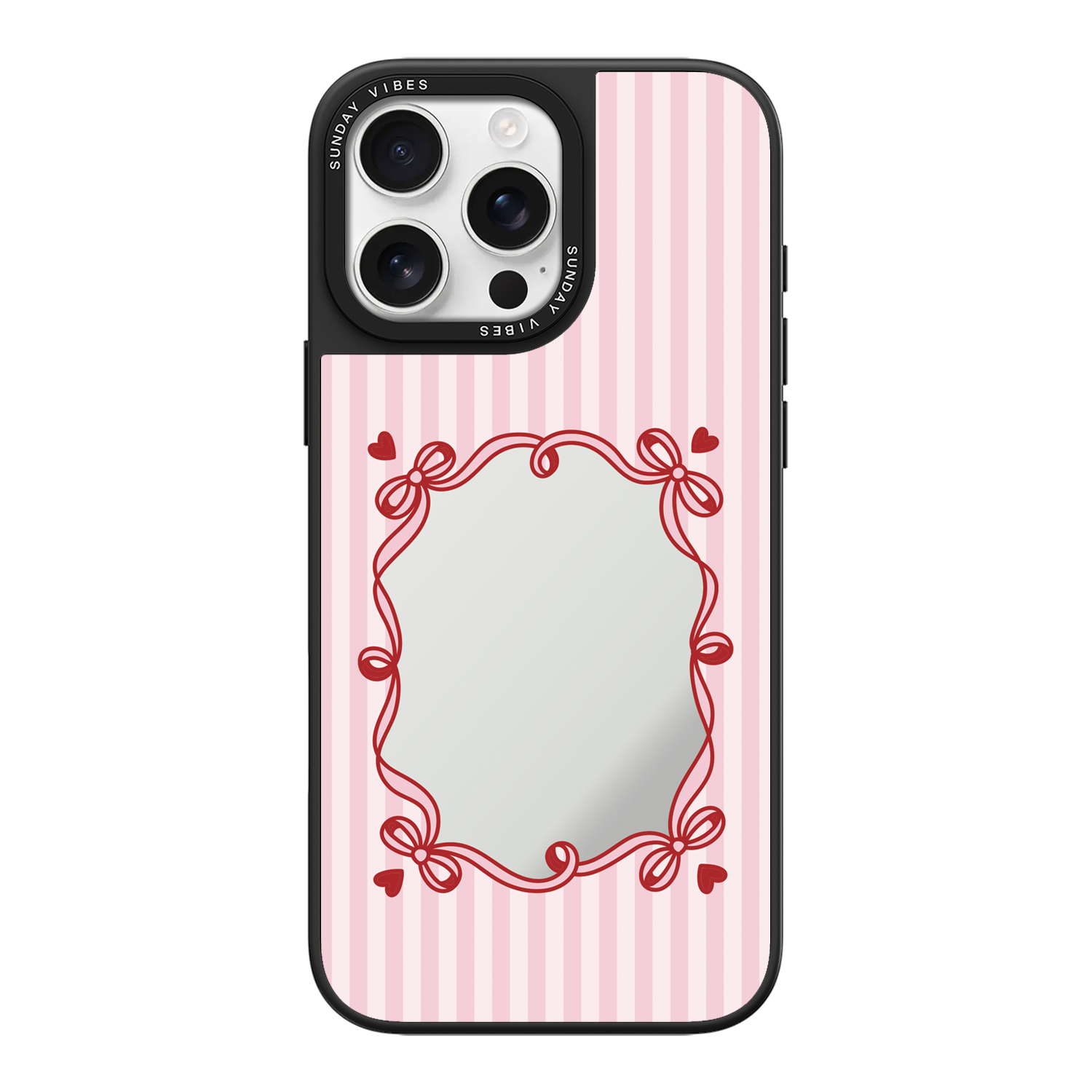Candy Stripe Glance iPhone Case