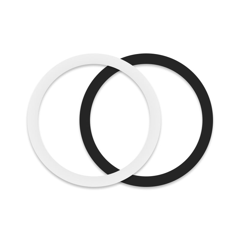 MagSafe magnetic Enhancement Ring (2 Packs, 1 White + 1 Black)