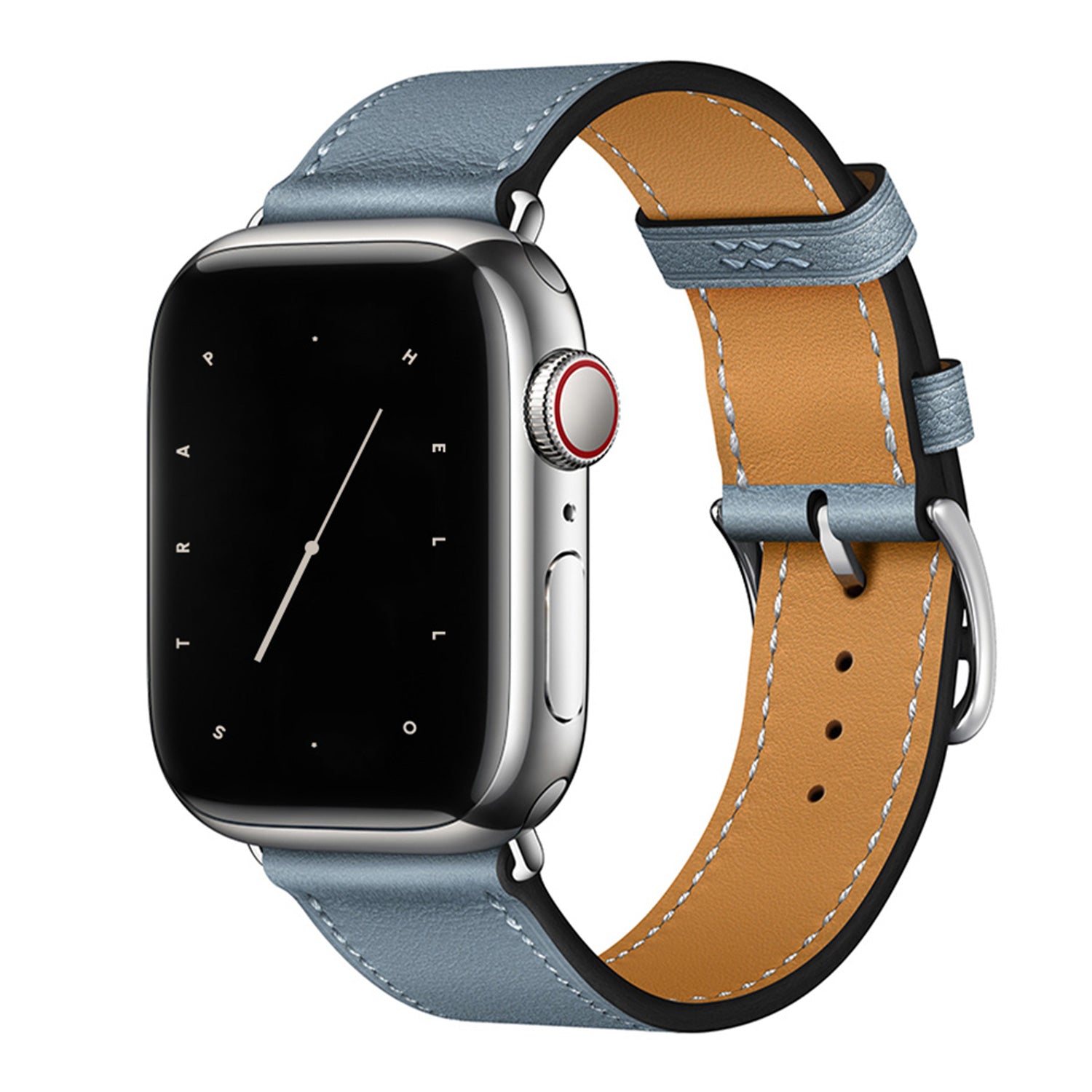 Leather Apple Watch Bands - NM1 Classic Stitched
