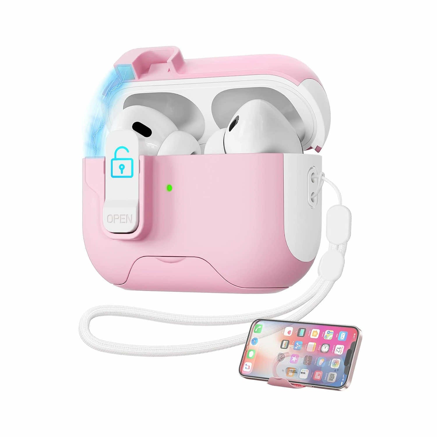 Smartlock with Phone Stand AirPods Case