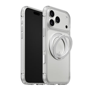 iiCASE Aegis 360 iPhone Case in Crystal White shown on silver iPhone product image - image 14