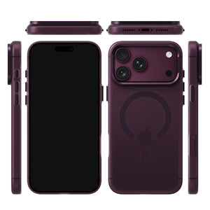 iiCASE Frost Veil MagSafe Case iPhone Case in Frost Dark Plum detail image - image 18