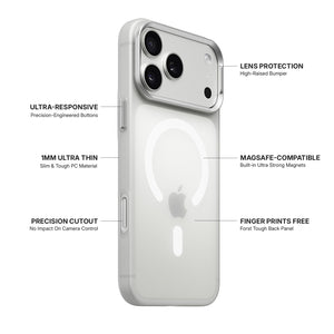 iiCASE Frost Veil MagSafe Case iPhone Case in Frost White detail image - image 9