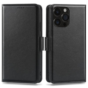 Premium Genuine Leather Magnets Detachable iPhone Wallet Case - iiCase