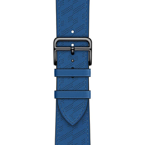 H Diagonal Genuine Leather Single Tour Apple Watch Band - iiCase