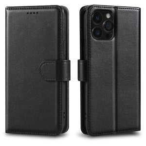 Classic Design Genuine Leather Wallet iPhone Case - iiCase