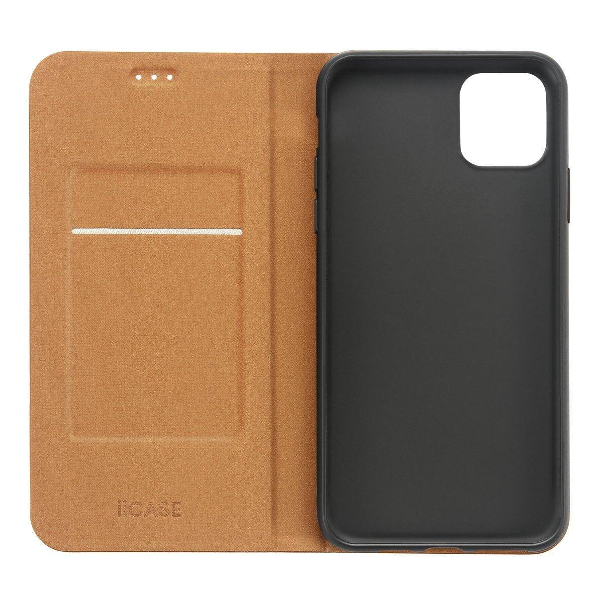 Slim magnetic closed wallet card iPhone Case - iiCase