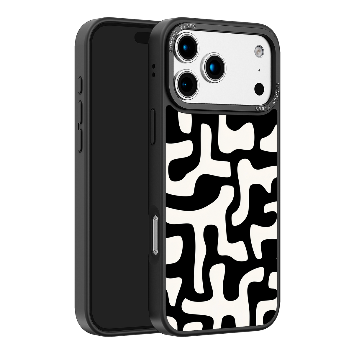 Monochrome Moo iPhone Case