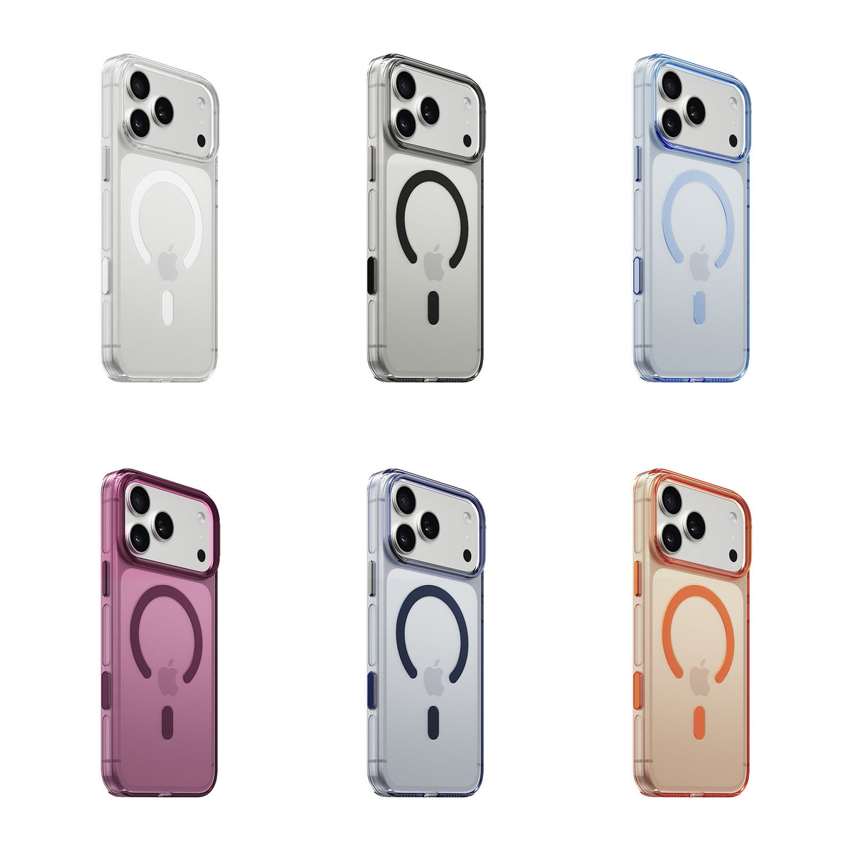 iiCASE Crystal EverClear MagSafe Case for iPhone 18 Pro Max image 2 - 02 iiCase Crystal EverClear all color