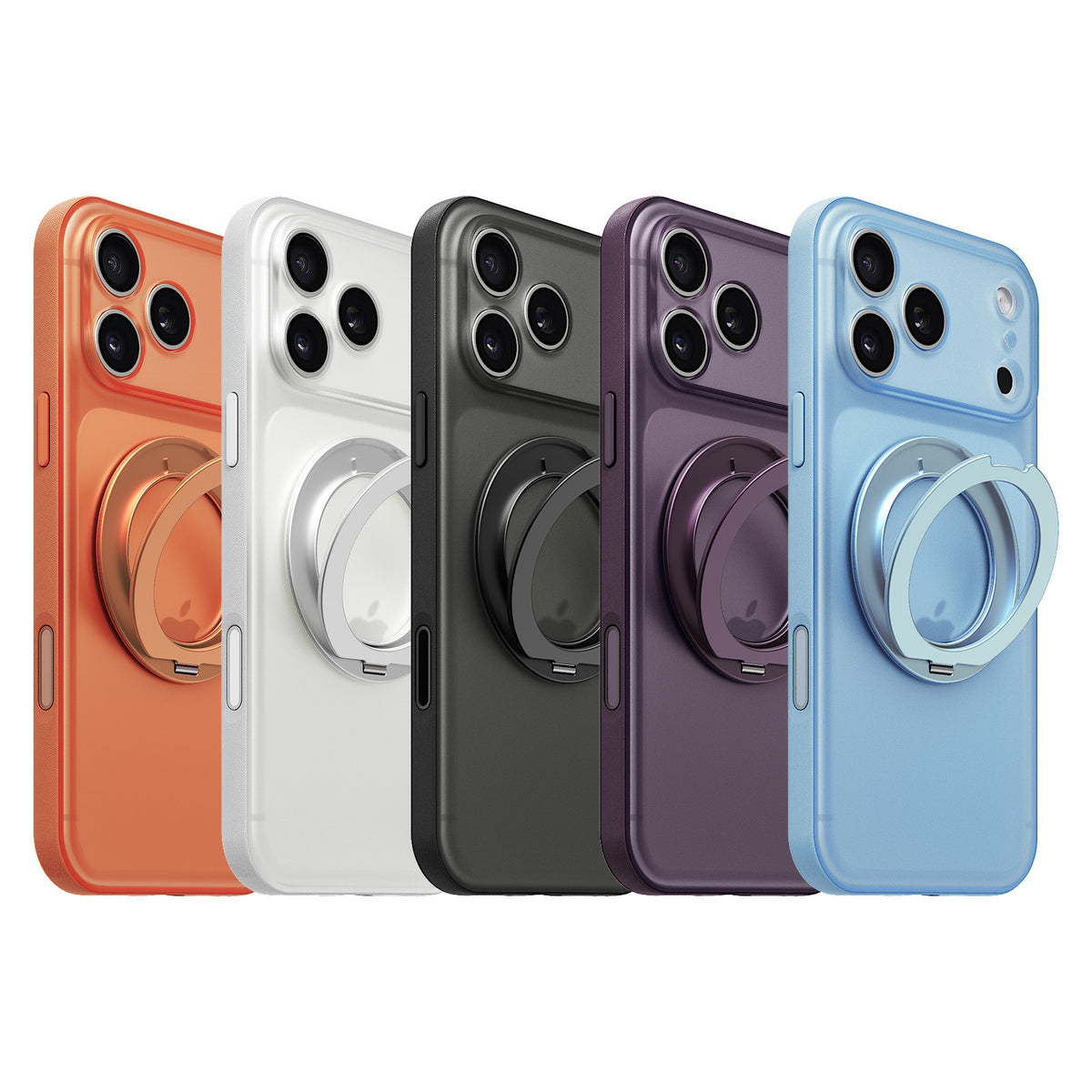 iiCASE FrostShield 360 Stand MagSafe Case for iPhone 17 Pro image 2 - 02 iiCase FrostShield 360 all color