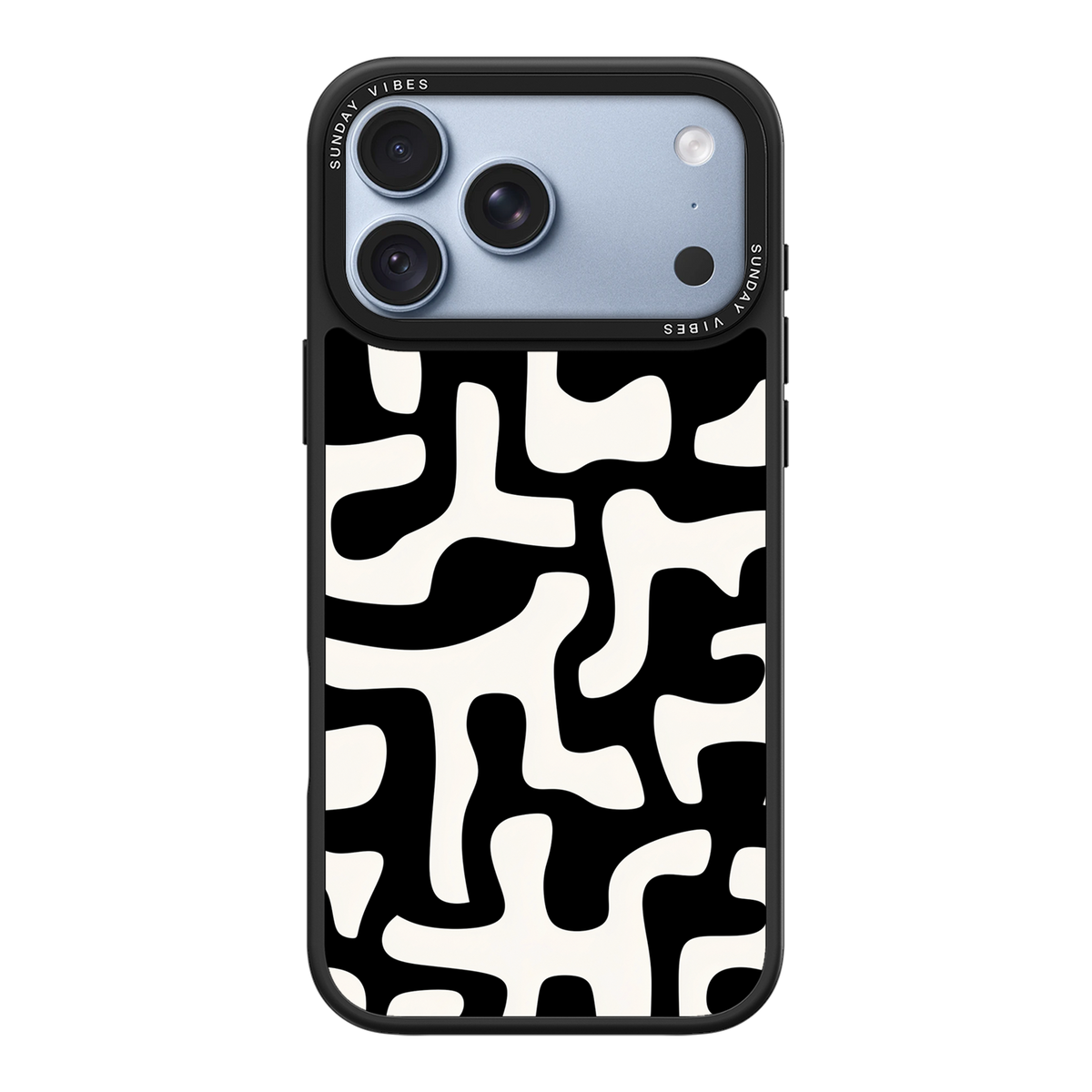 Monochrome Moo iPhone Case