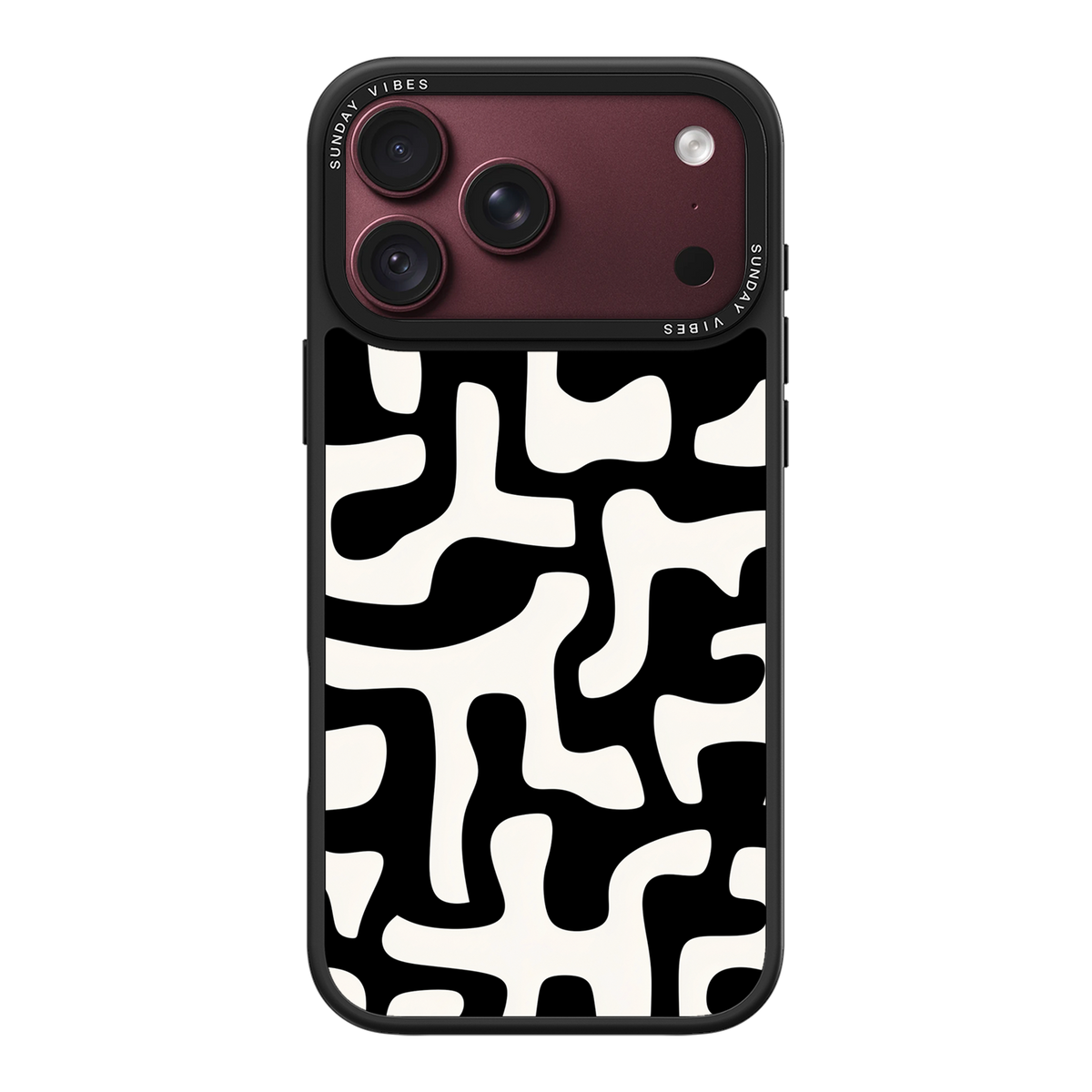 Monochrome Moo iPhone Case