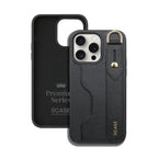 Hand Strap Stand Leather iPhone Case with Card Slot