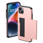 Protective slide card pocket iPhone Case