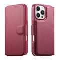 MagSafe Detachable Wallet iPhone Case - Burgundy