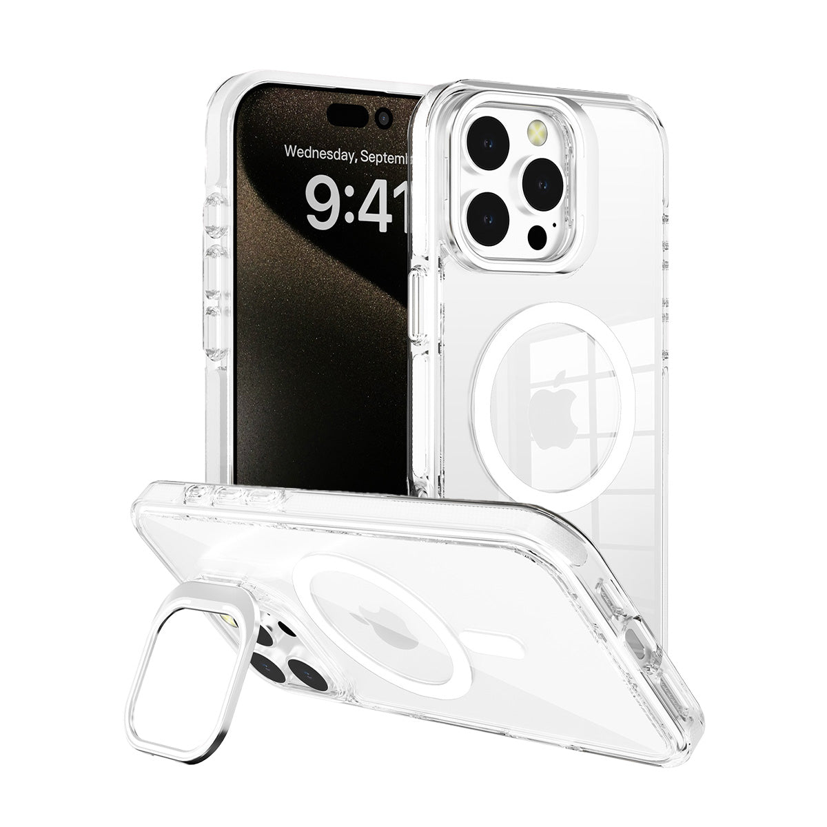 MagSafe Ultra Protective iPhone Case With Camera Kickstand