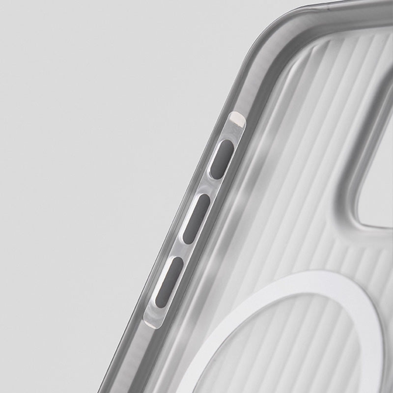 Matte Corrugated Colour Bumper MagSafe iPhone Case