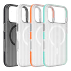 Matte Corrugated Colour Bumper MagSafe iPhone Case