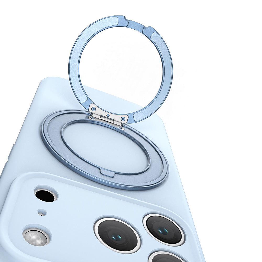 360 Ring Stand Liquid Silicone iPhone Case