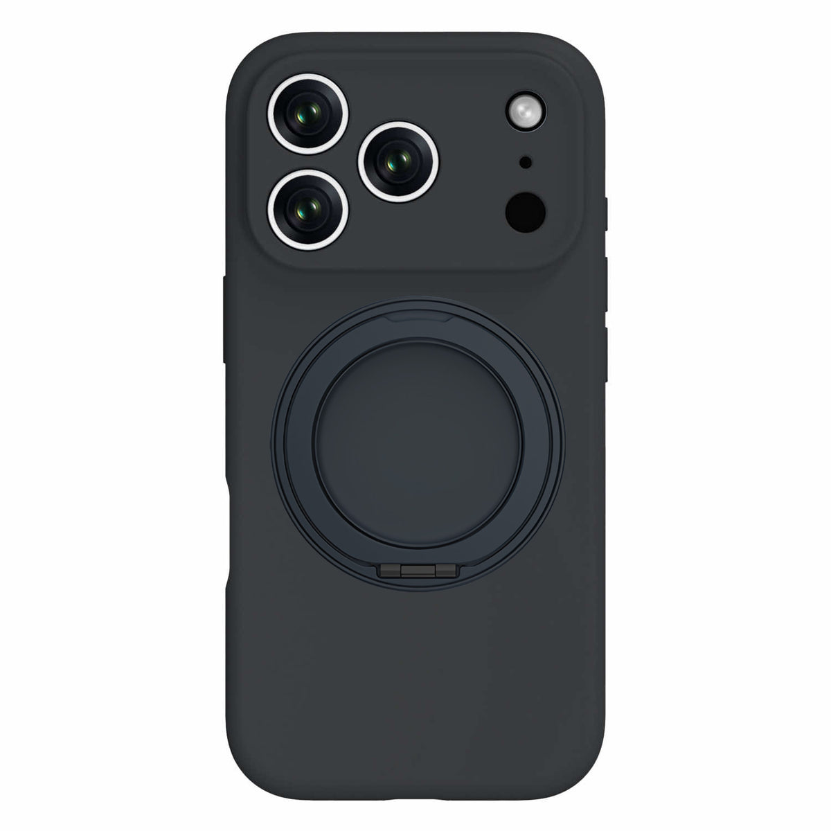 360 Ring Stand Liquid Silicone iPhone Case