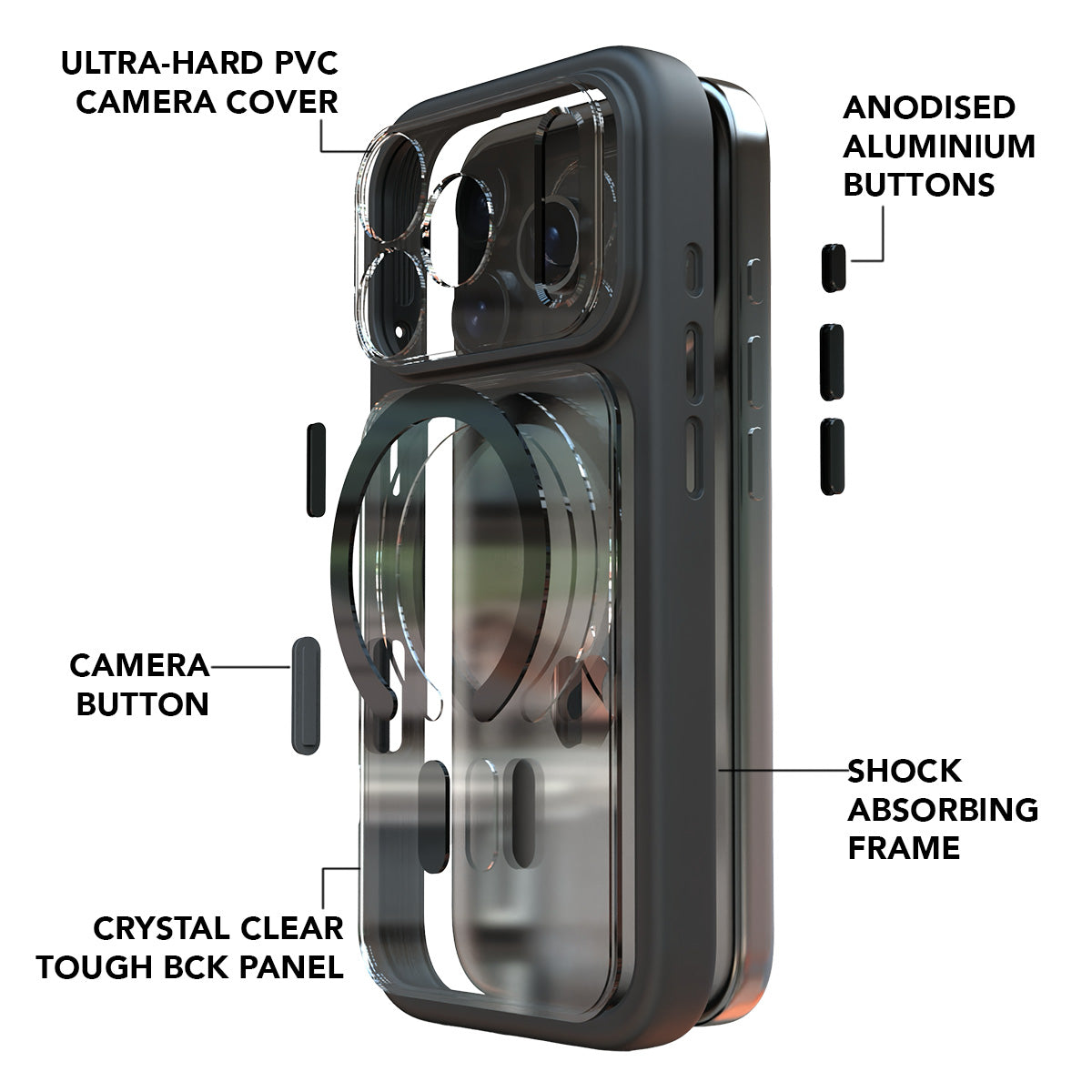 Crystal Armor MagSafe iPhone Case