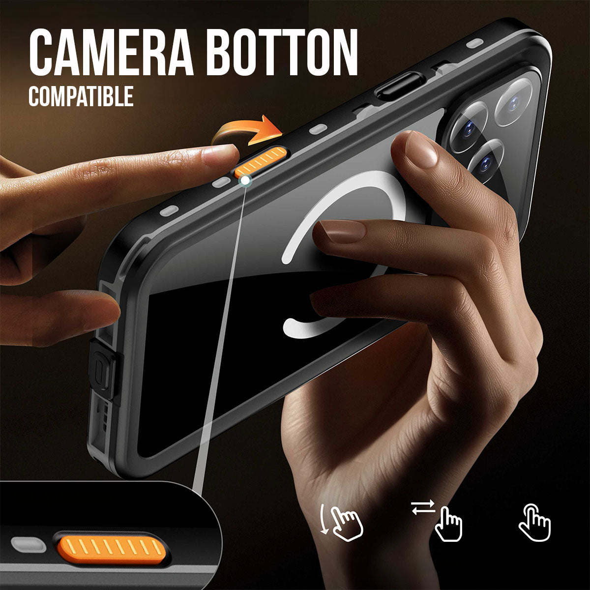 MagSafe IP68 Waterproof Dust Protection iPhone Case
