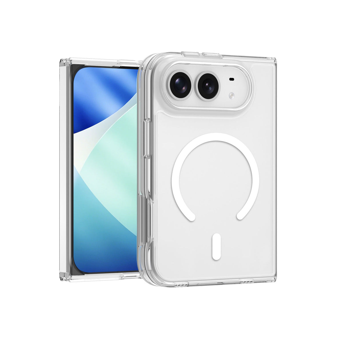 Military Protection Clear Case for iPhone Duo