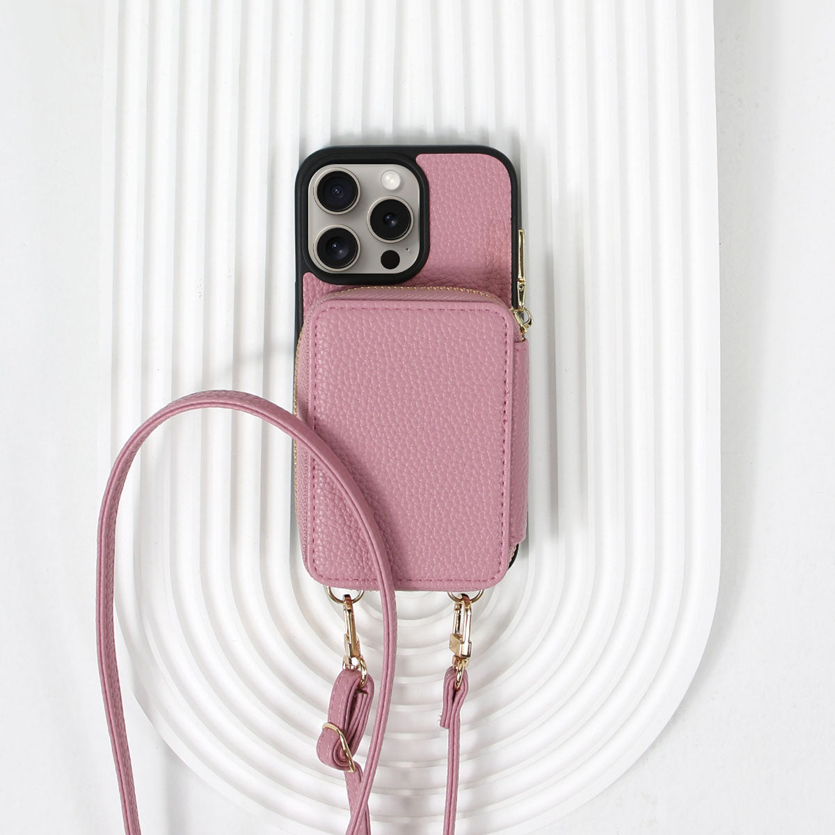 [NEW] Leather iPhone Case With Shoulder Strap - iiCase