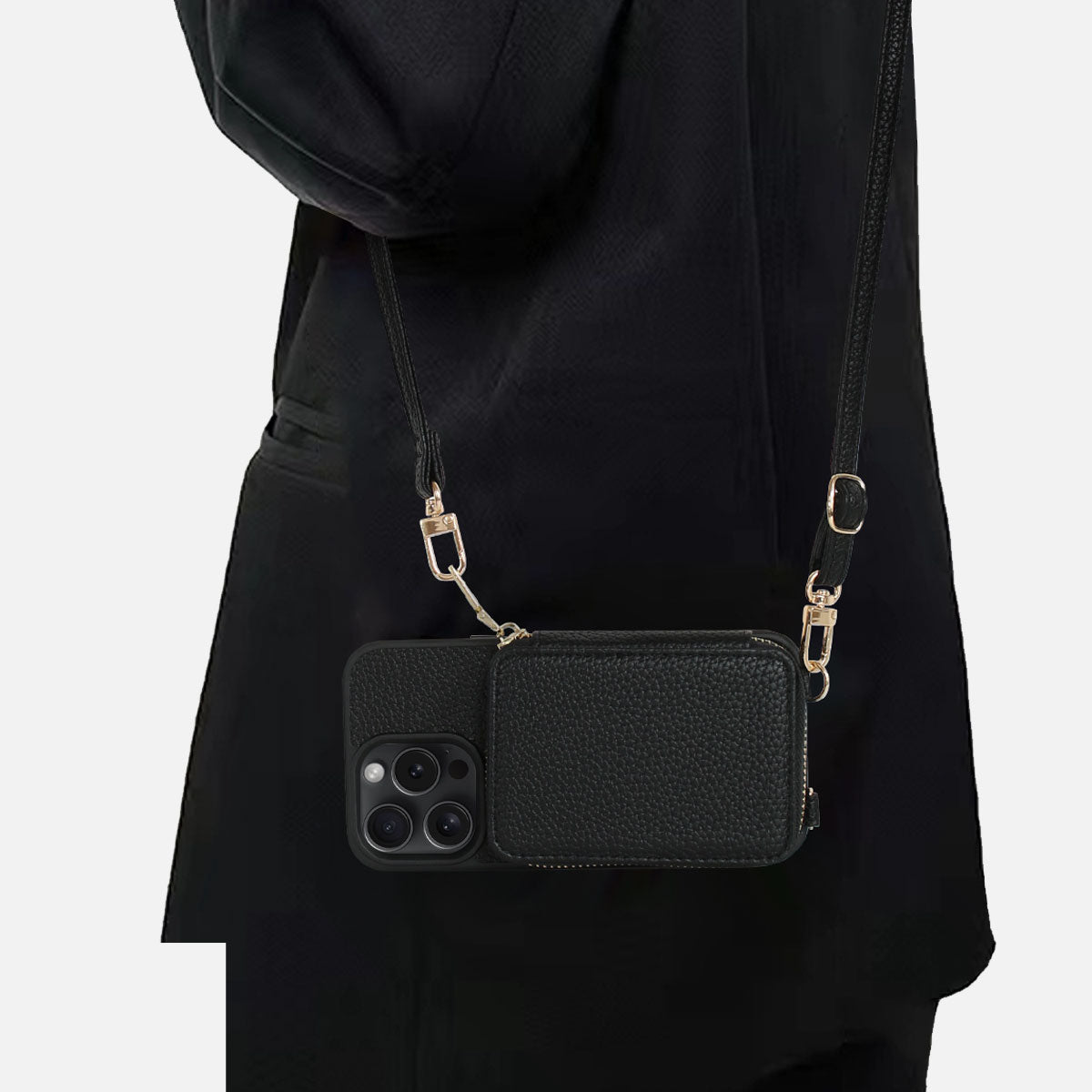 [NEW] Leather iPhone Case With Shoulder Strap - iiCase