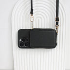 [NEW] Leather iPhone Case With Shoulder Strap - iiCase