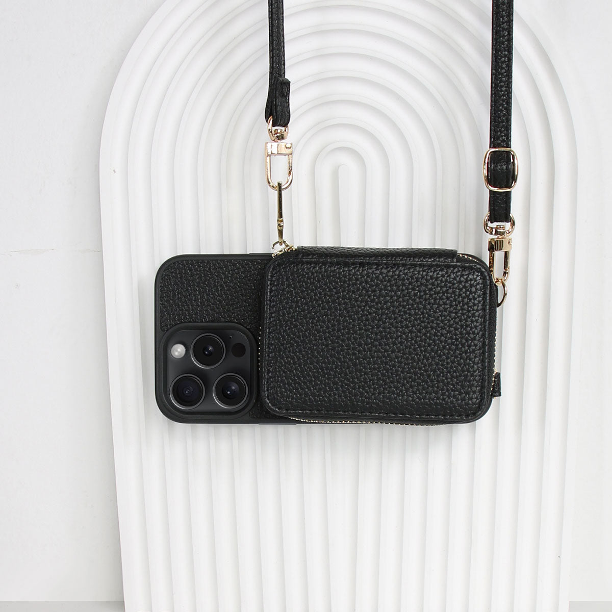 [NEW] Leather iPhone Case With Shoulder Strap - iiCase