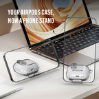 Vista Crystal Case with Phone Stand for AirPods 4